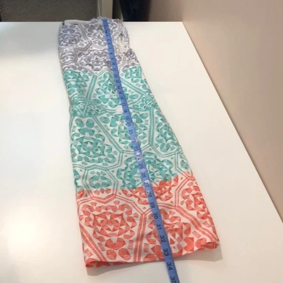 The Limited Color Block Split Cap Sleeve Zip Up Dress Small - Picture 11 of 12